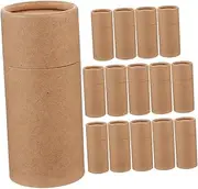 [SOESFOUFU] 15pcs Cylinder Packaging Tube Kraft Paper Tea Storage Box Multipurpose Packing Boxes for Tea Bottle Container