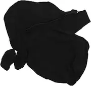 ULTECHNOVO 1 Set Gaming Chair Slipcovers Set Elastic Seat Cover Armrest Protectors for Office Computer Desk Chairs Black Cushion Covers for Easy Maintenance Use