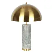 Belle Vasco Iron Table Lamp w/ Marble Base 76cm - Brass