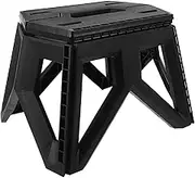 Kisangel Plastic Folding Stools Portable Folding Chair Outdoor Foot Stools Foldable Bathroom Stools for Kitchen Living Room Garden Other Places