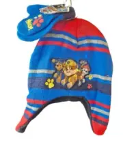 Paw Patrol Hat And Glove Set Toddler Boys OSFM
