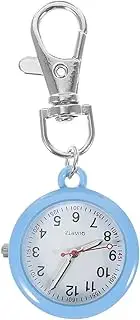 [SAFIGLE] 1pc Nurse Watch Accessories Rechargeable Watches Men Buckle Automatic Batteries Ladies Carabiner Pocket Watch Keychain Nurse Light Lanyard Mirror Material: Mirror Blue