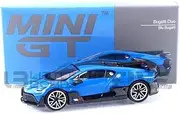 TrueScale Miniatures Mini GT 1/64 Bugatti Divo Blue Bugatti Left Handle, Finished Product