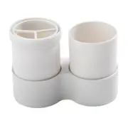 2Pcs Toothbrush Case Travel Plastic Cup Cover For Toothpaste Box Holder Cover Wall Stand Bathroom Accessory