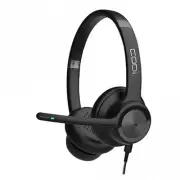Codi A04618 WIRED DUAL EAR USB-A HEADSET WITH INTEGRATED ENC MICROPHONE