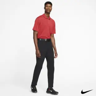 【NIKE 耐吉】Tiger Woods 男 條紋Polo衫 紅 BV0351-687