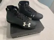 Under Armour Men's S 13 UA Team Hammer MC Football Cleats Black Green 3021725