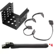 2.5" to 3.5" Hard Drive Conversion Bracket w/ 4Pin Power Cavle & 7Pin Data Cable