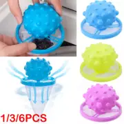 1/3/6x Washing Machine Floating Lint Hair Removers Catcher Mesh Pouch Filter Bag