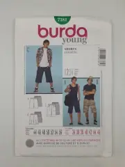 Burda Sewing Pattern 7381 Men's Shorts Pattern Size US 34-46 EUR 44-56 NEW