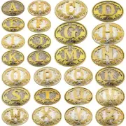 N E W A B C D G J K L M R S T Initial Letter Belt Buckle Men Women Western Rodeo