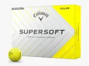 CALLAWAY SUPERSOFT YELLOW 4 DOZEN GOLF BALLS - NEW 2025 BALL - VALUE PLUS!