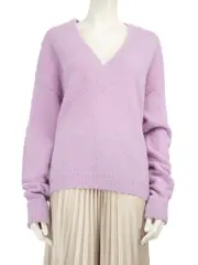 Purple Alpaca Knitted Long Sleeve Jumper