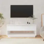 NNEVL TV Cabinet White 102x41x44 cm Chipboard