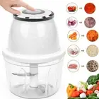 350ml Electric Garlic Food Chopper Vegetable Chopper Grinder Blender Crusher AUS