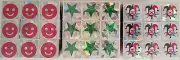 Magic Cube Twist Puzzles 3D Holographic Foil 2.5” w Icons, Select: Poker, Stars