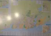 Cornwall Brockton Kingston Ontario Laminated Wall Map (G)