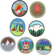 HOODANCOS 7Pcs Animal Embroidery Patches for DIY Clothing Unique Cartoon Applique Stickers for Backpacks and Craft Projects Safe and Durable Decor
