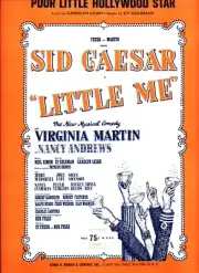 POOR LITTLE HOLLYWOOD STAR SHEET MUSIC LITTLE ME SID CAESAR PIANO/V/GUITAR 1962