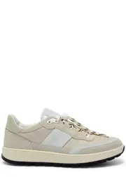 Collegium Pillar Trail Panelled Canvas Trainers - Beige - 40 (IT40 / UK6) 40 (IT40 / UK6)