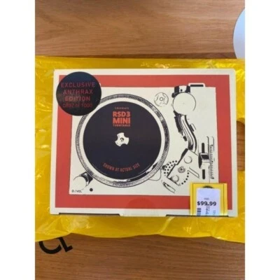 Anthrax Crosley 3 Inch Mini Turntable RSD 2021 LE ####/1000