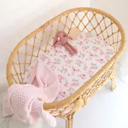 Snuggle Hunny Camille Organic Bassinet Sheet / Change Pad Cover
