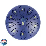 RANMING Tongue Drum 6 inch 11 Note Steel Tongue Drum for Kids C Key Tank Drum