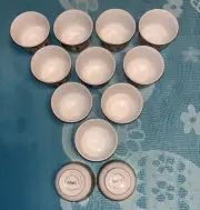 Crystal Cup Trading Co. Porcelain ￼Egg Holders, 12