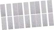 Minkissy 3sets Creative Nail Stencil Art Nail Plate Stamper Set for Easy Christmas Diy Art 6pcs*3