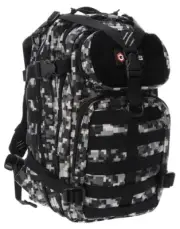 G Outdoors Tactical Bugout Backpack Gray Digital 600D Polyester - T1611BOBGD