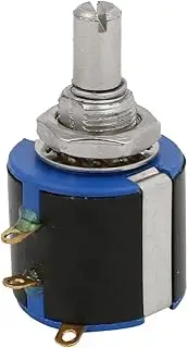 Aexit 10K (Control electrical) ohm Adjustable Rotary Shaft Audio Taper (29ry703qf776) Potentiometer Replacement