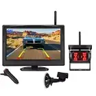 Digital Wireless Reverse Camera Rear View 5" Monitor Kit For Truck Caravan Van