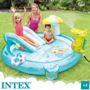 Intex Crocodile Play Center Of Games Aquatic Inflatable Spray Slide 57165NP AU