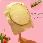 Elbesee Tapestry Embroidery Hoop Solid Wooden Lap Seat Frame Cross Stitch Tool