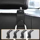 Car Seat Headrest Hooks Storage Hook Back Carbon Fiber Car Interior Accessories