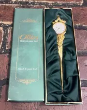 Quartz Watch & Paper Envelope Letter Opener Unique