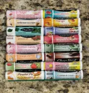 Sixteen DIFFERENT Chapstick Lip Balm Lot Cotton Candy Mango Pink Lemonade NEW