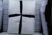 West Elm White European Flax Tencel Full/Queen Duvet Cover NWT 8898-807 92x88''