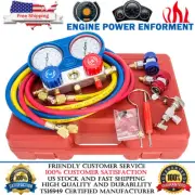 HVAC Air Conditioner Kits A/C Manifold Gauge Set Professional Charging Tool Kit