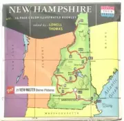 New Hampshire 3d View-Master 3 Reel Packet NEW SEALED Map Cover