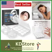 Ear Plugs for Sleeping - 16 Pack Noise Cancelling Silicone EarPlugs, Reusable Sw