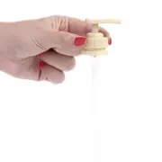 Bulk Buy of 12 Sets - Tan Dispenser Pumps and Collars for Jars or Bottles