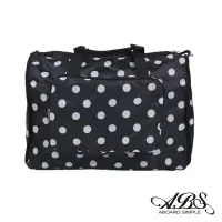 在飛比找博客來優惠-ABS愛貝斯 日本防水摺疊旅行袋 可加掛上拉桿(黑底白點)6