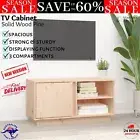 TV Cabinet Solid Wood Pine Entertainment Stand Media Unit Television Console