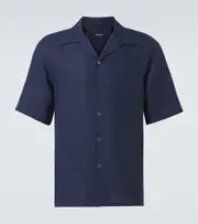 [Zegna] Zegna Linen shirt UK 16,5 blue