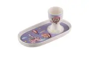Ashdene Up In The Sky Soldier Kids New Bone China Egg Cup Snack Dinner Plate Set