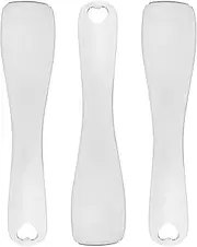 SOLUSTRE 3pcs Eye Care Spoon Zinc Alloy Makeup Spoon Skincare Tool for Fatigue Relief Beauty Tool for Metabolism