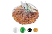 Home Decoration Round Glass Pebbles Marble Decorative Beads Gems Stone 350g 12oz