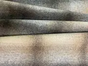 Highland Court Dusk Cinder Gray Beige Plaid Italian Wool Upholstery Fabric
