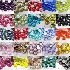 144PCS SS6-SS30 CRYSTAL FOIL FLAT BACK GLASS RHINESTONES NON-HOTFIX - STANDARD